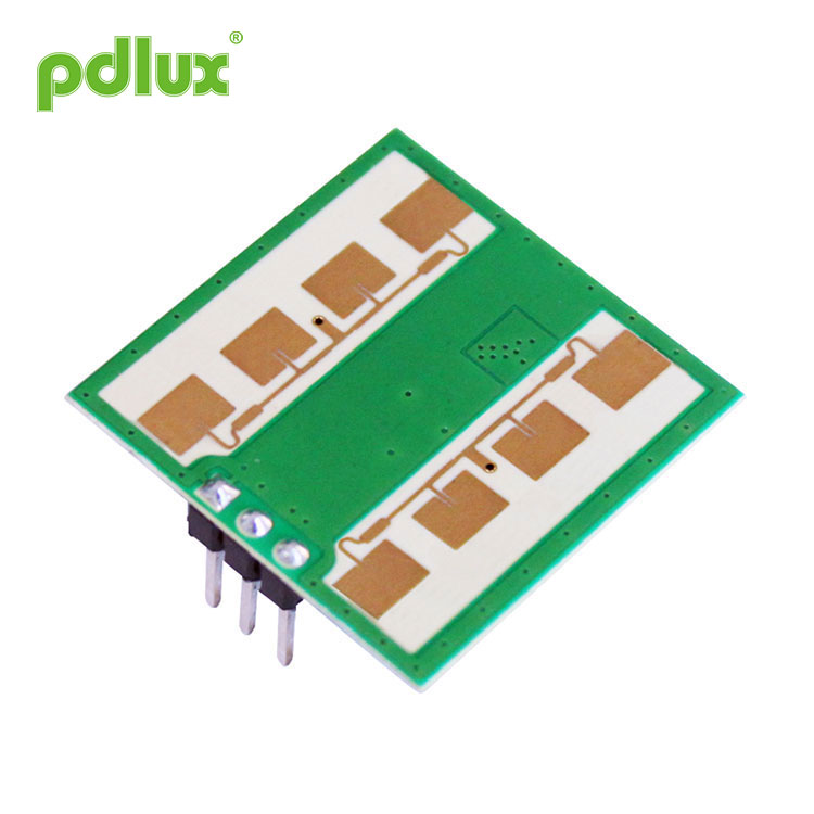 Kepekaan Tinggi Pdlux PD-V12H 24.125GHz Modul Penderia Radar Doppler Gelombang Mikro frekuensi tinggi